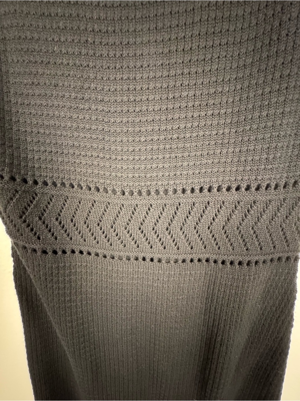 Z Supply Black Knit Sweater Tank Dress Size Medium Sleeveless Midi Maxi Cover Up - Picture 10 of 14